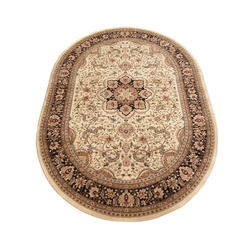Dywan owalny Exclusive 03 kremowy