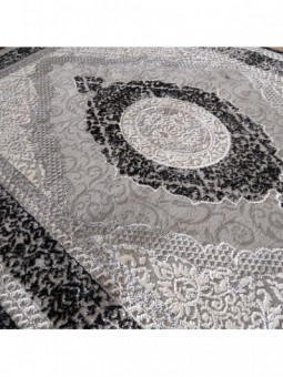 Dywan Ekskluzywny Angora 01 - Szaro - Czarny