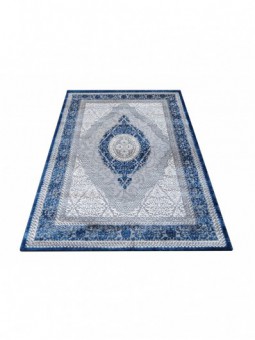 Dywan Ekskluzywny Angora 02 - Szaro - Niebieski