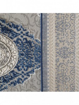 Dywan Ekskluzywny Angora 02 - Szaro - Niebieski