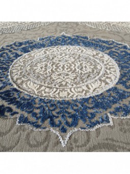 Dywan Ekskluzywny Angora 02 - Szaro - Niebieski