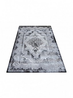 Dywan Ekskluzywny Angora 02 - Szaro - Czarny