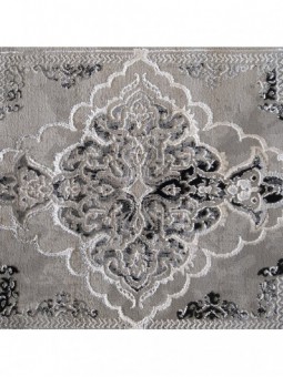 Dywan Ekskluzywny Angora 02 - Szaro - Czarny