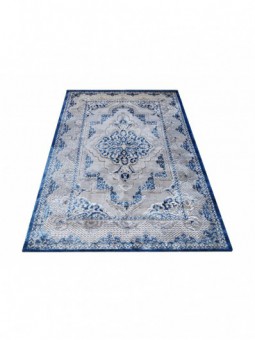 Dywan Ekskluzywny Angora 02 - Szaro - Niebieski