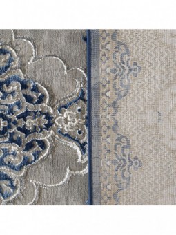 Dywan Ekskluzywny Angora 02 - Szaro - Niebieski
