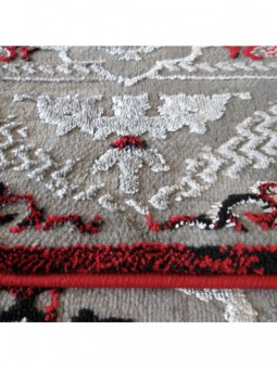 Dywan Ekskluzywny Angora 02 - Szaro-Czerwony