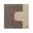 Komplet łazienkowy Montana z wycięciem Ethnic Fungi Grey