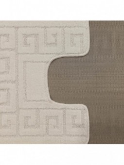 Komplet łazienkowy Montana z wycięciem Ethnic Pearl White