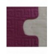 Komplet łazienkowy Montana z wycięciem Ethnic Aubergine