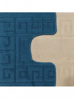 Komplet łazienkowy Montana z wycięciem Ethnic Ink Blue