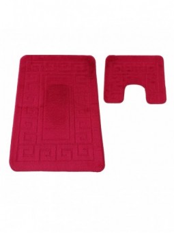 Komplet łazienkowy Montana z wycięciem Ethnic Burgundy