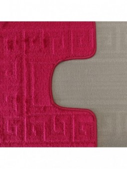 Komplet łazienkowy Montana z wycięciem Ethnic Burgundy