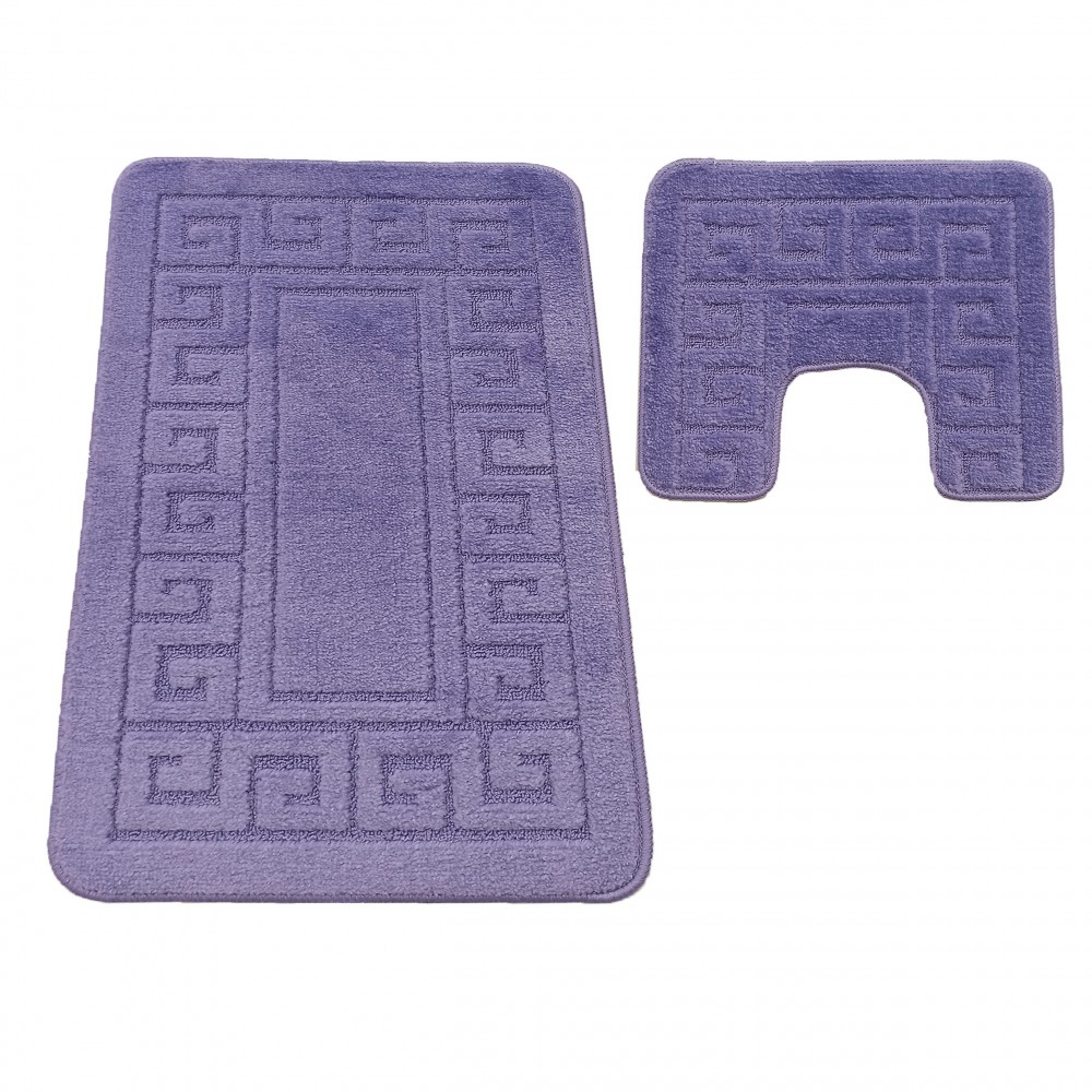 Komplet łazienkowy Montana z wycięciem Ethnic Dark Lilac