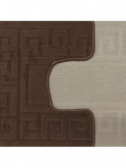 Komplet łazienkowy Montana z wycięciem Ethnic Chocolatte