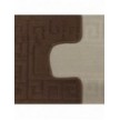 Komplet łazienkowy Montana z wycięciem Ethnic Chocolatte