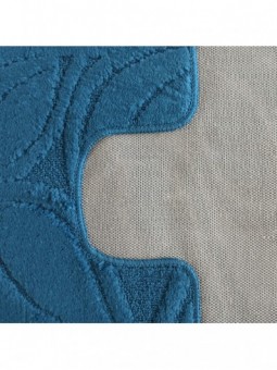 Komplet łazienkowy Montana z wycięciem Flora Ink Blue