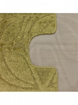 Komplet łazienkowy Montana z wycięciem Flora Khaki