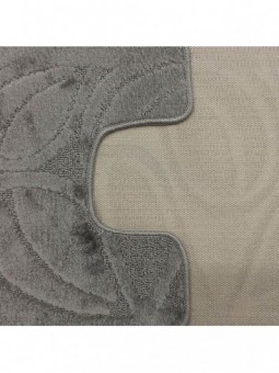 Komplet łazienkowy Montana z wycięciem Flora Metal Grey