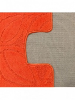 Komplet łazienkowy Montana z wycięciem Flora Orange