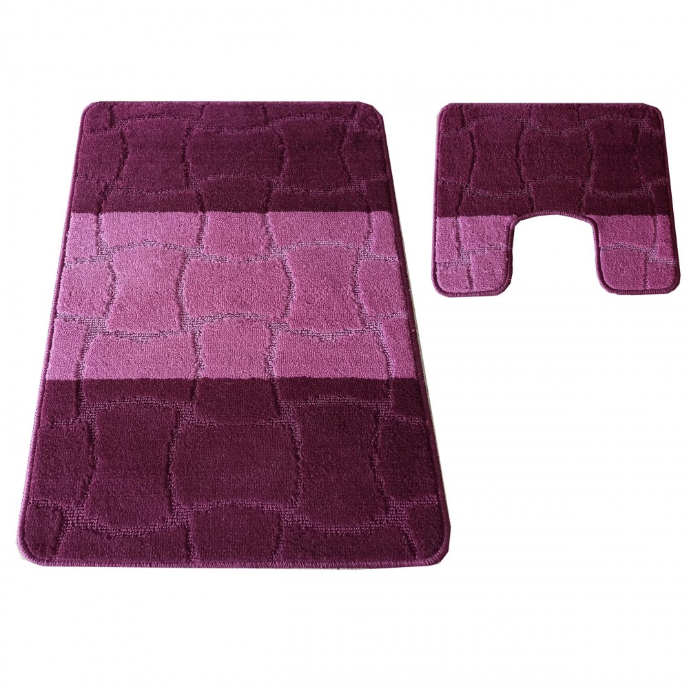 Komplet łazienkowy Montana z wycięciem Sariyer XL Aubergine